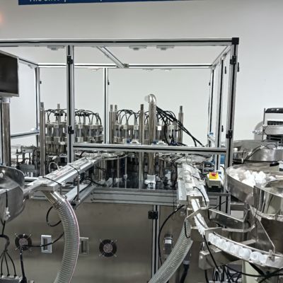 Single-pull ring cap automated assembly machine, customisable to accommodate client products, with configurations adaptable to specific requirements.