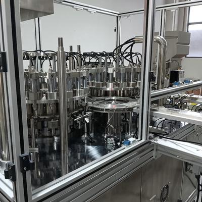 ভালো দাম Single Pull Ring Cap Assembly Machine 4500-16000pcs/hr PLC Control অনলাইন