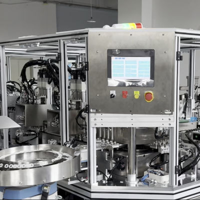 ভালো দাম Fully Automated Lotion Pump Assembly Machine 220V 1500-2500pcs/hr অনলাইন