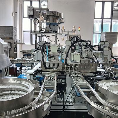 ভালো দাম অ-মানক অটোমেশন পাম্প হেড সমাবেশ মেশিন, লুপ টাইপ, পিএলসি নিয়ন্ত্রণ, টাচ স্ক্রিন অপারেশন অনলাইন